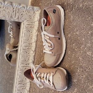 Dr. Scholl's Anna Cool Fit Memory Foam Tan Taupe Canvas Sneaker